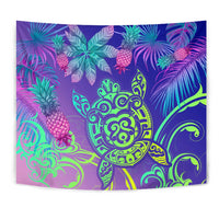 Hawaii Turtle Tropical Kanaka Maoli Tapestry - Yez Style - Polynesian Pride