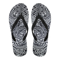 Polynesian 25 Flip Flops Women Black - Polynesian Pride
