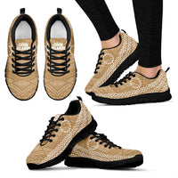 Cook Islands Polynesian Tribal Sneakers 05 Women's Sneakers Black - Polynesian Pride