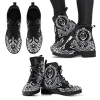 Guam Leather Boots - Tribal - Polynesian Pride
