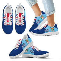 Fiji Running Sneakers - Fiji Flag Coat Of Arms - Th5 - Polynesian Pride