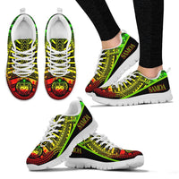 Samoa Sneakers - Samoa Coat Of Arms Polynesian Tattoo Style Reggae - Polynesian Pride