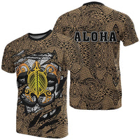 Honu Polynesian Gold Hawaii Turtle T Shirt Unisex Gold - Polynesian Pride
