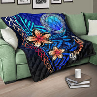 Northern Mariana Islands Custom Personalised Premium Quilt - Vintage Tribal Mountain - Polynesian Pride