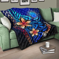 Marshall Islands Custom Personalised Premium Quilt - Vintage Tribal Mountain - Polynesian Pride