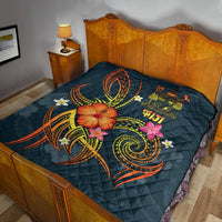 Fiji Polynesian Premium Quilt - Legend of Fiji (Blue) - Polynesian Pride