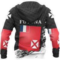 Wallis and Futuna Hoodie Wallis and Futuna Coat of Arms Special Black - Polynesian Pride