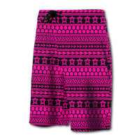 Hawaii Polynesian Tattoo Tribal Board Shorts Pink - Polynesian Pride