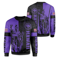 Polynesian Pride Shirt - Hawaii King Polynesian Sweatshirt - Lawla Style Purple - Polynesian Pride