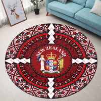 Polynesian Pride Home Set - New Zealand Taniko Round Carpet - Polynesian Pride