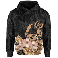 Polynesian Pride Hoodie Tonga Hibiscus Tribal Hoodie - Polynesian Pride