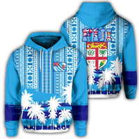 Polynesian Pride Hoodie Fiji Hoodie Fijian Tapa Flag Hoodie - Polynesian Pride