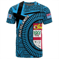 Polynesian Pride Fiji T Shirt Fiji Nesian Style T Shirt Unisex Blue - Polynesian Pride