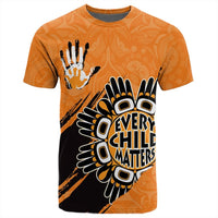 Polynesian Pride Orange Shirt Day T Shirt Every Child Matters Handprints T Shirt Unisex Orange - Polynesian Pride