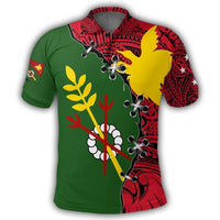 Polynesian Pride Apparel Chimbu Polo Shirt PNG Suture Style Unisex Red - Polynesian Pride