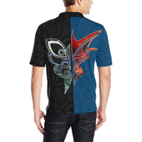 Polynesian Pride Apparel Tumatauenga and Tangaroa Polo Shirt - Polynesian Pride