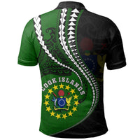Polynesian Pride Apparel Cook Island Polo Shirt Kanaloa Tatau Gen CK - Polynesian Pride