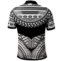 Polynesian Pride Apparel Pohnpei Custom Polo Shirt Tribal Pattern Cool Style White Color - Polynesian Pride