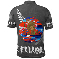 Polynesian Pride Clothing New Zealand ANZAC Red Poopy Polo Shirt - Polynesian Pride