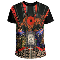Polynesian Pride Clothing Anzac Day Lest We Forget Australia & New Zealand T shirt - Polynesian Pride