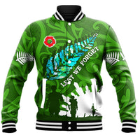 Polynesian Pride Clothing - New Zealand Anzac Walking In The Sun Baseball Jacket - Polynesian Pride