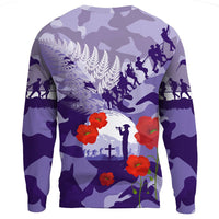 Polynesian Pride Clothing - New Zealand Anzac Fern And Camouflage.Sweatshirt - Polynesian Pride