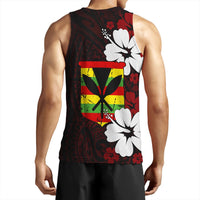 Wonder Print Shop Clothing - Hawaii Kanaka Hibiscus Style Tank Top LT10 - Polynesian Pride