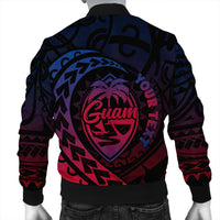 Polynesian Pride Jacket - Guam Rising Style Bomber Jacket LT10 - Polynesian Pride