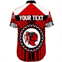 Polynesian Pride Shirt - Personalized Hawaiian High Kahuku Football Short Sleeve Shirt LT10 - Polynesian Pride