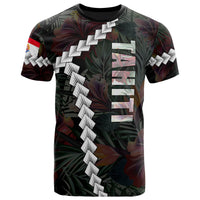 Tahiti Polynesian T Shirt Chain Polynesian Unisex BLACK - Polynesian Pride