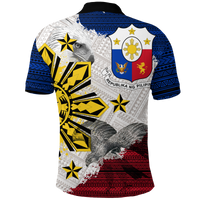 Philippines Filipino Tribal Eagle Polo Shirt LT2 - Polynesian Pride