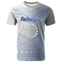 Custom Palmerston Cook Islands Pride T Shirt LT12 Unisex White - Polynesian Pride