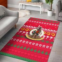 Vanuatu Christmas Area Rug - Ugly Christmas - LT12 Red - Polynesian Pride