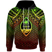 Polynesian Guam Hoodie Reggae Vintage Polynesian Patterns Unisex Reggae - Polynesian Pride