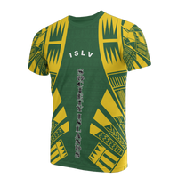 Society Islands T Shirt Society Islands Flag Polynesian Tattoo Green Style Unisex Art - Polynesian Pride