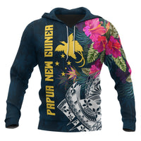 Papua New Guinea Hoodie Summer Vibes Unisex Blue - Polynesian Pride