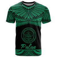 Palau Polynesian T Shirt Palau Pride Green Version Unisex Green - Polynesian Pride
