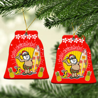 Hawaii Santa Claus Surfer Red Christmas Ornament - LT12 - Polynesian Pride