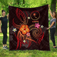 Chuuk Polynesian Premium Quilt - Legend of Chuuk (Red) - Polynesian Pride