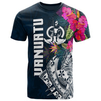 Vanuatu Polynesian T Shirt Summer Vibes Unisex Blue - Polynesian Pride