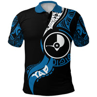 Yap Polo Shirt Micronesia Pride LT12 Unisex Black - Polynesian Pride