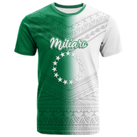 Custom Mitiaro Cook Islands Pride T Shirt LT12 Unisex Green - Polynesian Pride