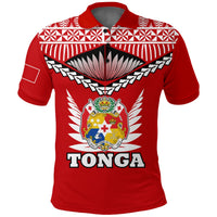 Tonga Polo Shirt Tongan Pride LT12 Unisex Red - Polynesian Pride