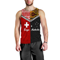 Tonga Combine Australia Aboriginal Heritage Men Tank Top - LT12 - Polynesian Pride