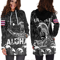 Hawaii King Kamehameha Aloha Hawai'i Nei Hoodie Dress - LT2 - Polynesian Pride