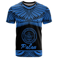 Palau Polynesian T Shirt Palau Pride Blue Version Unisex Blue - Polynesian Pride