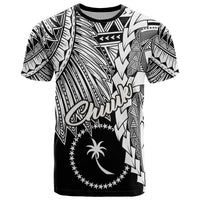 Chuuk Micronesia T Shirt Tribal Wave Tattoo White Unisex White - Polynesian Pride