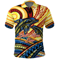 Custom Polynesia Best Mom Ever Polo Shirt LT12 Unisex Art - Polynesian Pride