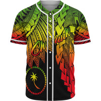Chuuk Polynesian Baseball Shirt - Tribal Wave Tattoo Reggae Unisex Reggae - Polynesian Pride