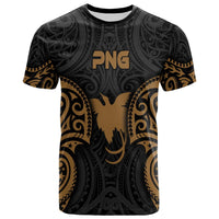Papua New Guinea Polynesian T Shirt PNG Spirit Gold Unisex Gold - Polynesian Pride